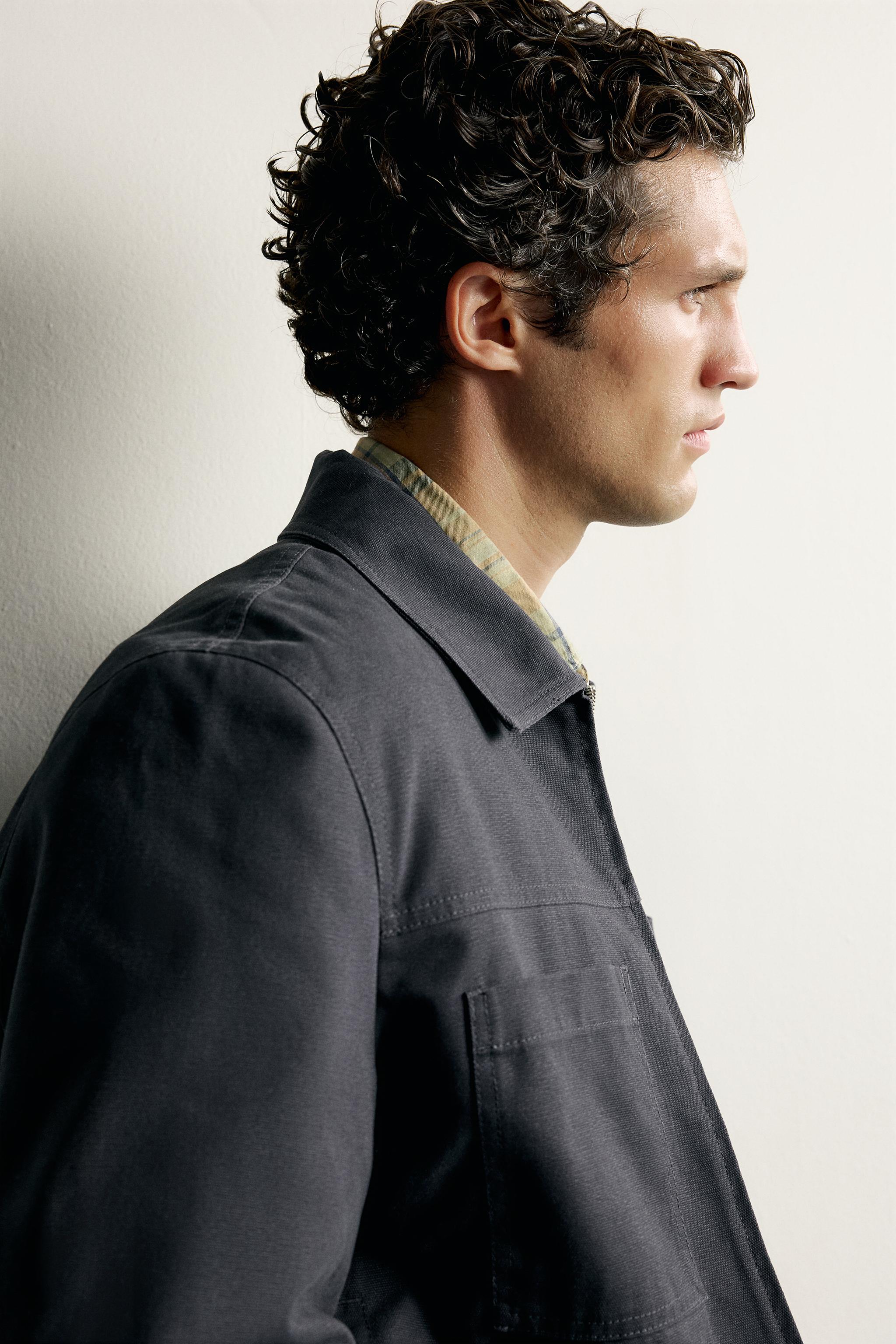 ZIP-UP PADDED OVERSHIRT